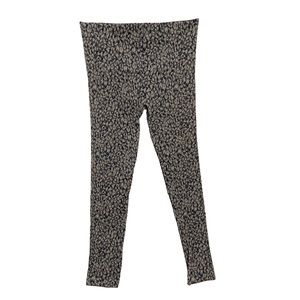 SPANX Look At Me Now Seamless Cropped Leggings Animal Leopard Print
